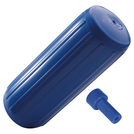 Polyform HTM-3 Hole Through Middle Fender 10.5" x 27" - Blue w/Air Adapter [HTM-3-BLUE]