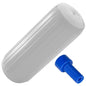 Polyform HTM-3 Hole Through Middle Fender 10.5" x 27" - White w/Air Adapter [HTM-3-WHITE]