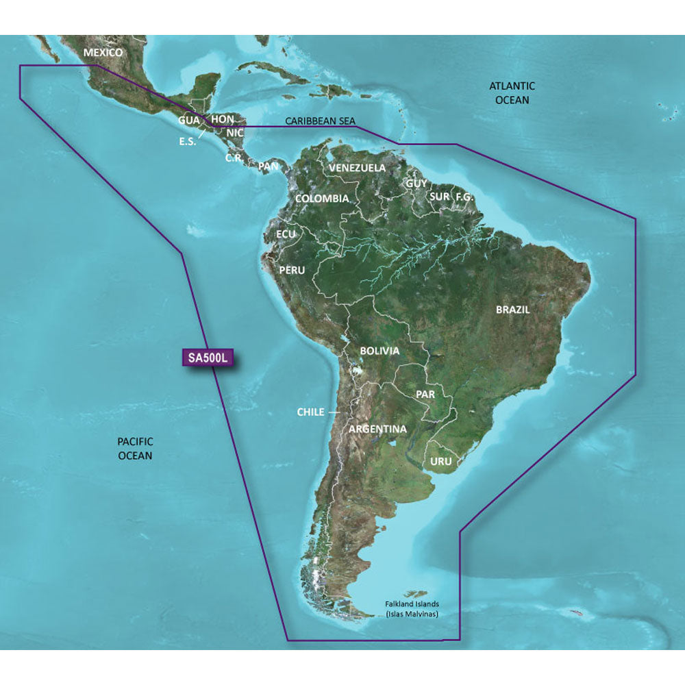 Garmin BlueChart g2 HD - HXSA600X - South America - microSD/SD [010-C1067-20]