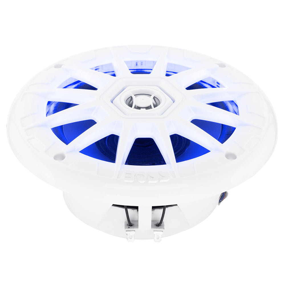 Boss Audio MRGB65 Coaxial Marine 6.5" Speakers w/RGB LED Lights [MRGB65]