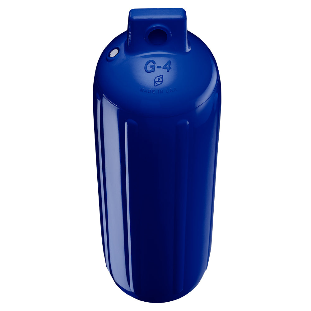 Polyform G-4 Twin Eye Fender 6.5" x 22" - Cobalt Blue w/Air Adapter [G-4-COBALT BLUE]