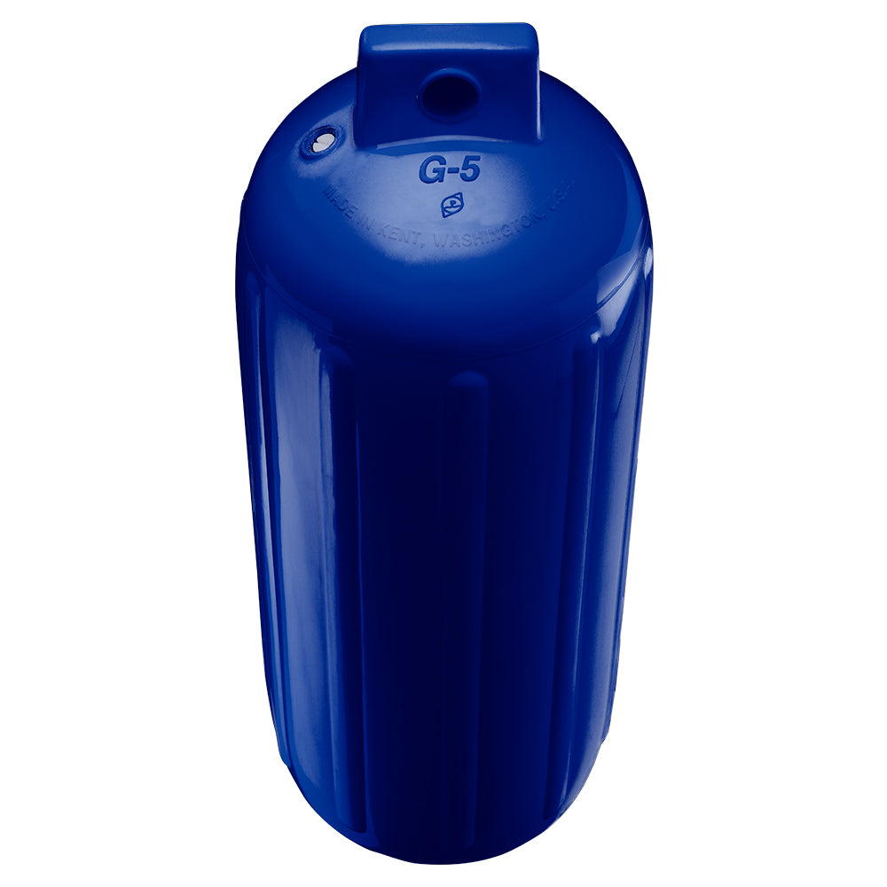 Polyform G-5 Twin Eye Fender 8.8" x 26.8" - Cobalt Blue w/Air Adapter [G-5-COBALT BLUE]