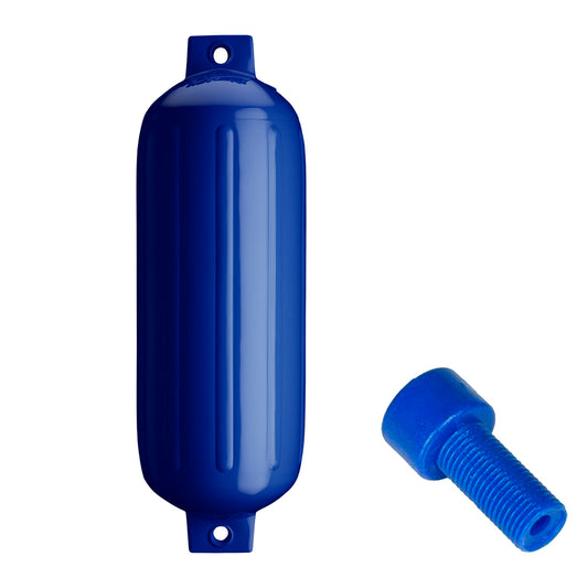 Polyform G-5 Twin Eye Fender 8.8" x 26.8" - Cobalt Blue w/Air Adapter [G-5-COBALT BLUE]
