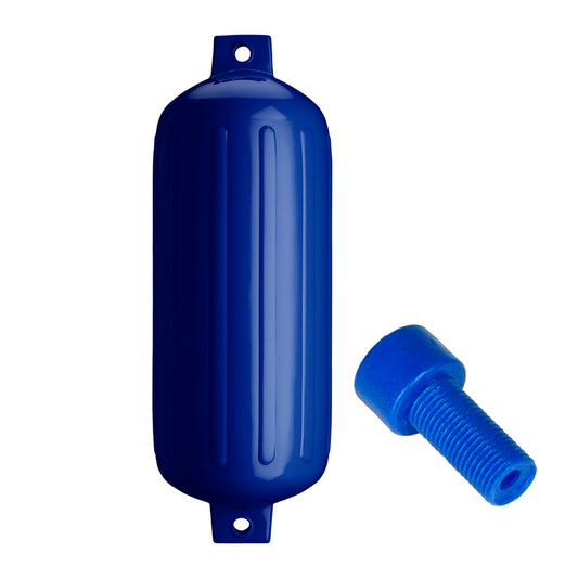 Polyform G-6 Twin Eye Fender 11" x 30" - Cobalt Blue w/Air Adapter [G-6-COBALT BLUE]