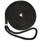 New England Ropes 1/2" X 25 Nylon Double Braid Dock Line - Black [C5054-16-00025]