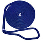 New England Ropes 1/2" X 25 Nylon Double Braid Dock Line - Blue w/Tracer [C5053-16-00025]