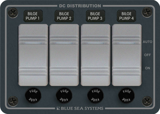 Contura Water-Resistant DC Panel - Bilge Pump Control 4 Position