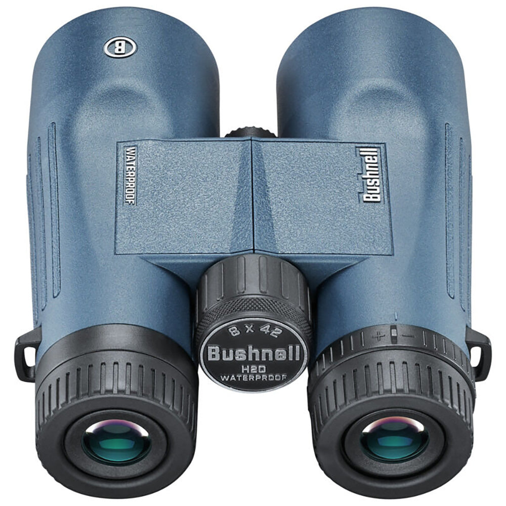 Bushnell 8x42mm H2O Binocular - Dark Blue WP/FP Twist Up Eyecups [158042R]