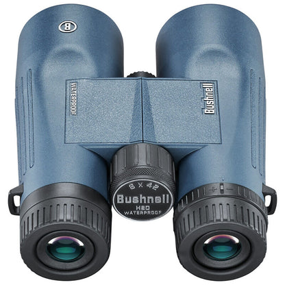 Bushnell 8x42mm H2O Binocular - Dark Blue WP/FP Twist Up Eyecups [158042R]
