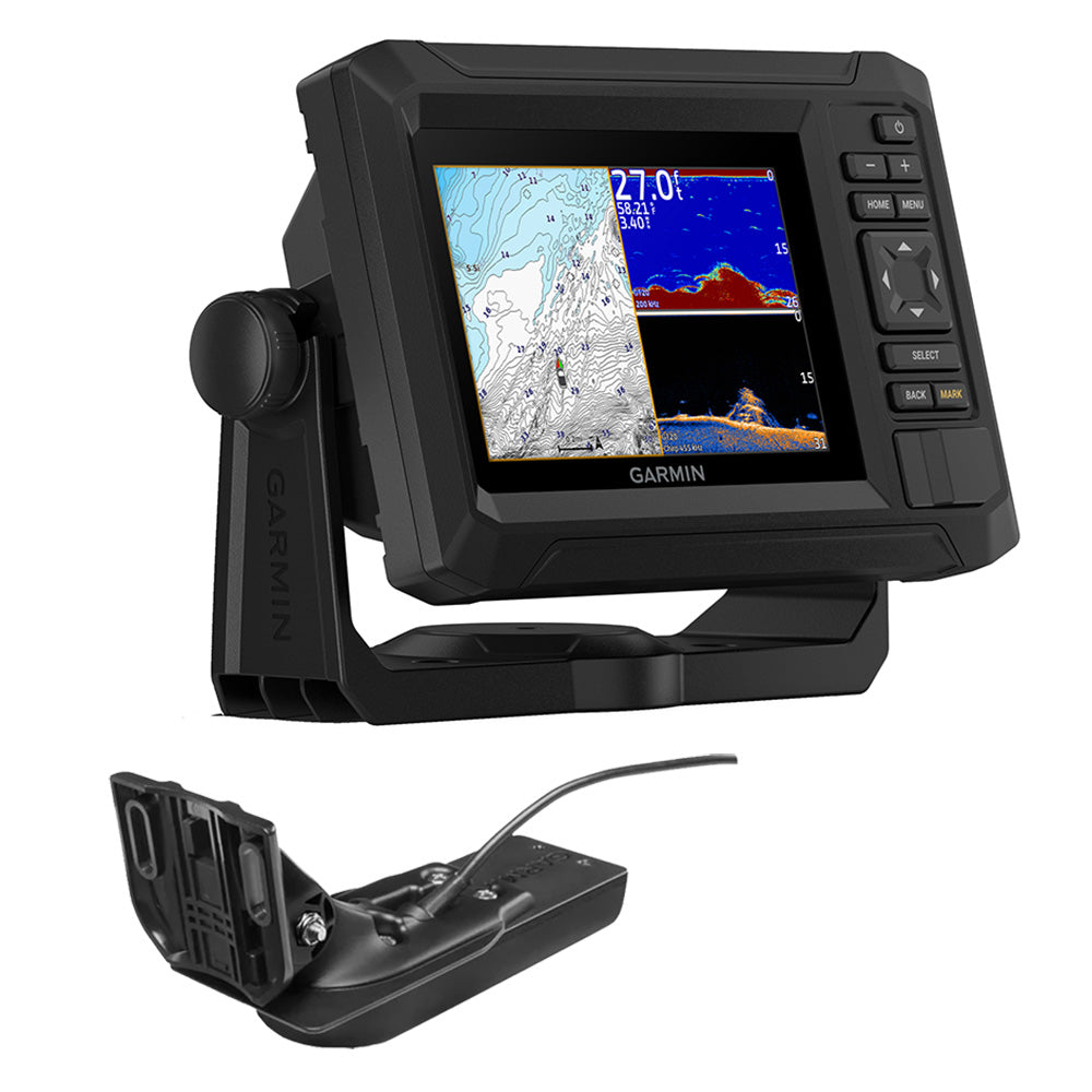 Garmin ECHOMAP UHD2 53CV Chartplotter/Fishfinder Combo w/ US Inland Maps and GT20-TM [010-02590-51]