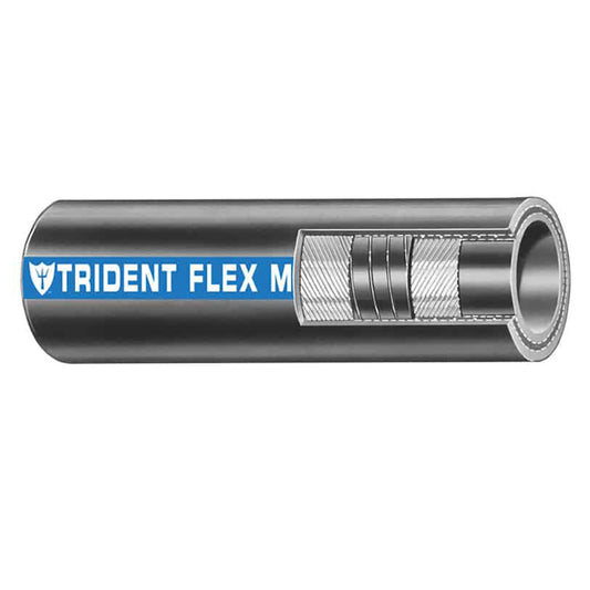 Trident Marine 1-1/2" x 50 Coil - Flex Marine Wet Exhaust  Water Hose - Black [250-1126]
