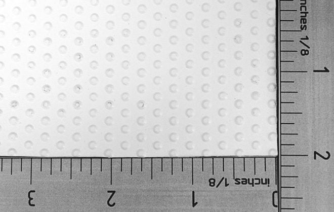 Gibco Non-skid mold 110 female with PVA 2' by 1' section.